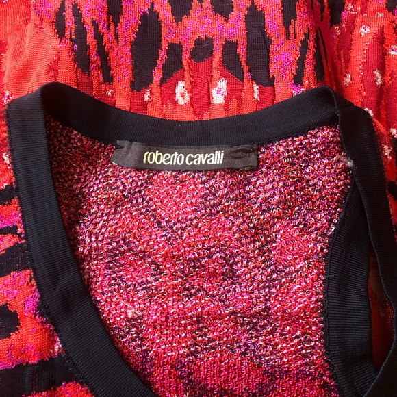 Roberto Cavalli animal print top - size 2 (IT38) - Picture 4 of 4